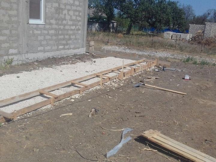 строительство террасы в Ахтанизовской